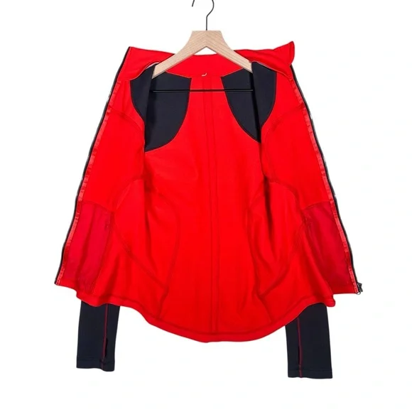 LULULEMON Forme Jacket Brushed in Love Red / Deep Coal - Picture 13 of 15
